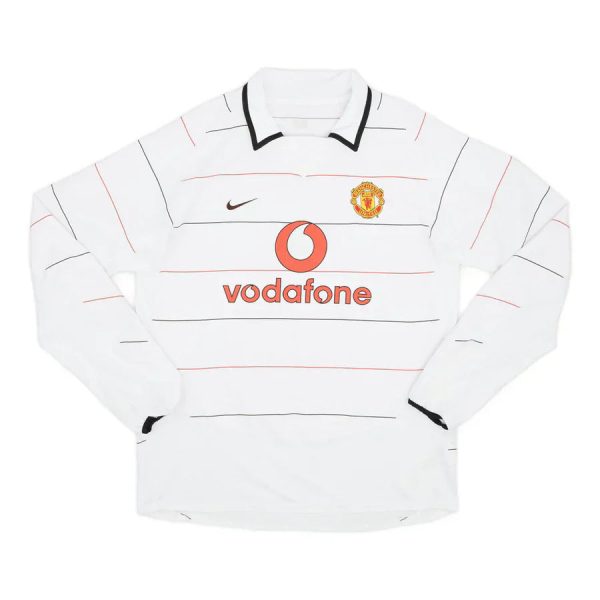 2003-05 Manchester United FC 2a Equipación Manga Larga