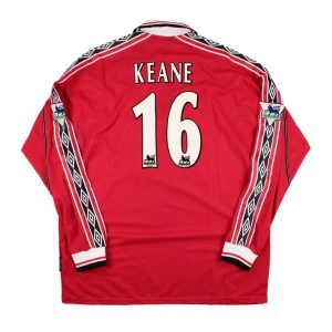 1998-00 Manchester United FC 1a Equipación Manga Larga