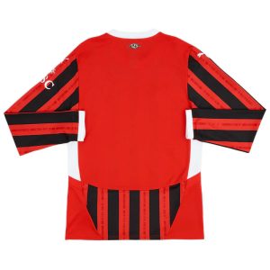 2024-25 AC Milan 1a Equipacion Manga Larga