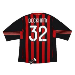 2009-10 AC Milan 1a Equipacion Manga Larga
