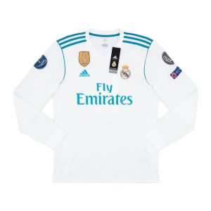 2017-18 Real Madrid CF 1a Equipación Manga Larga