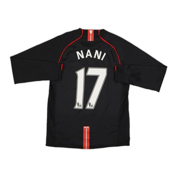 2007-08 Manchester United FC 2a Equipacion Manga Larga