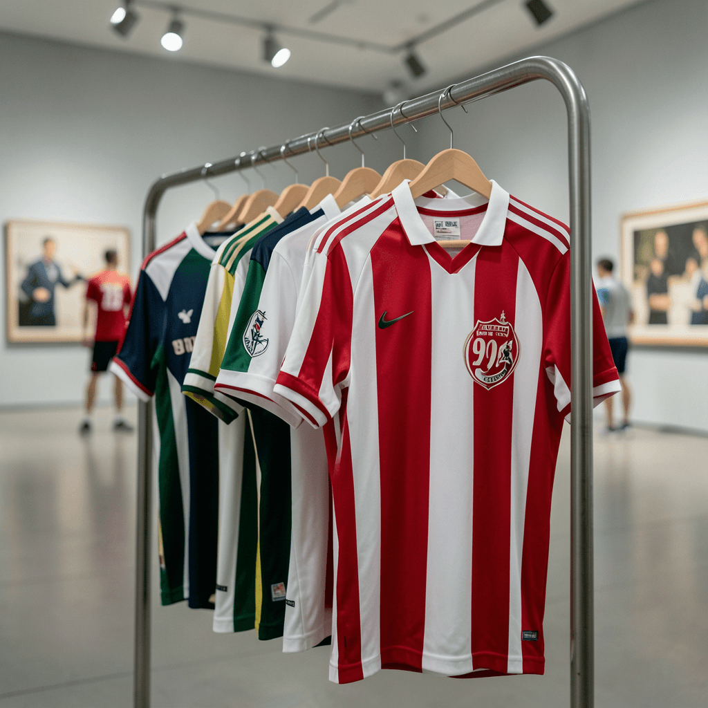 Colección de prendas históricas para conocer la historia detrás de las camisetas de fútbol más icónicas