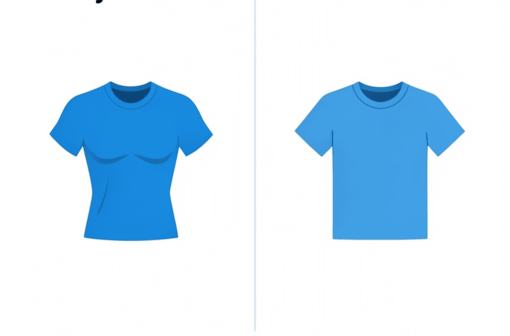 Gráfico comparativo entre camisetas edición jugador y edición aficionado