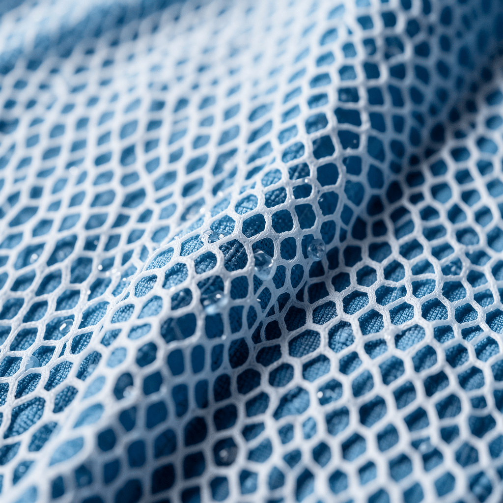 Detalle de los materiales que hacen una camiseta de fútbol más cómoda y transpirable