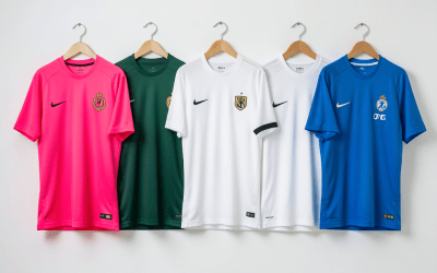 7 Colores más populares en camisetas de fútbol este año