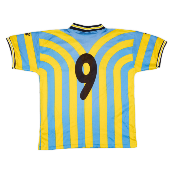 Segunda equipación del Málaga CF temporada 1997-98 de La Liga