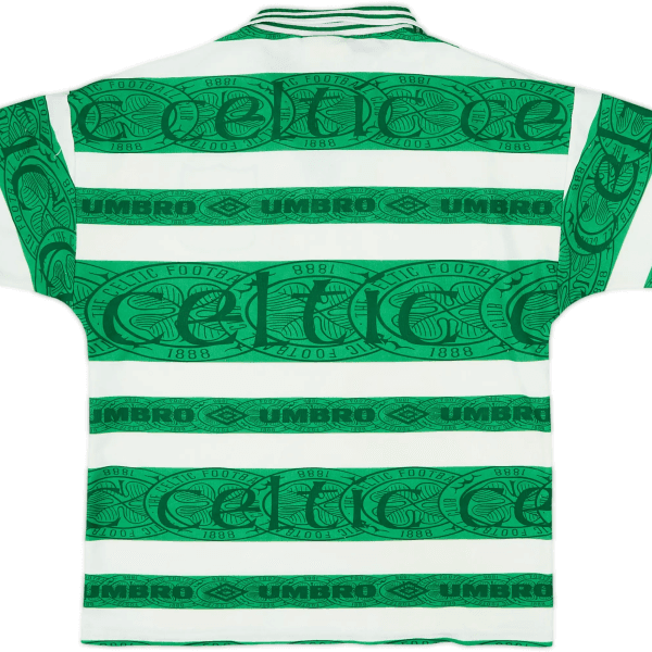 Camiseta de la primera equipación del Celtic FC temporada 1995-97.