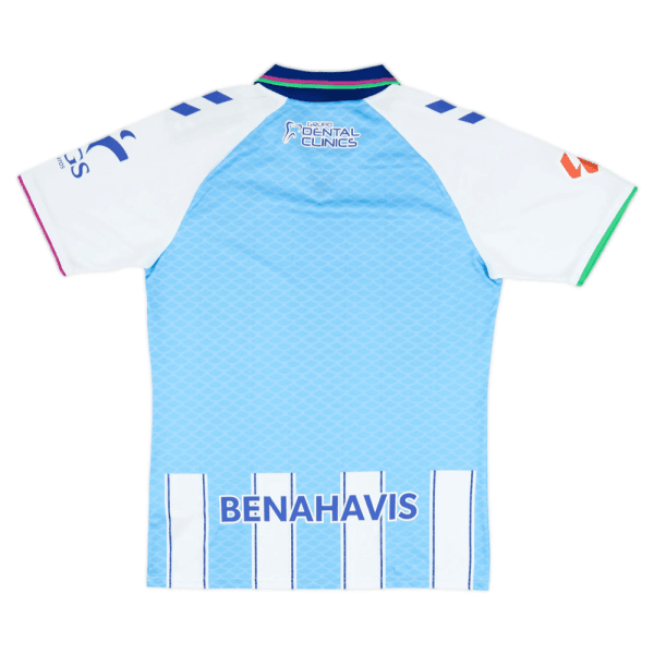 Primera equipación del Málaga CF para la temporada 2026-27.