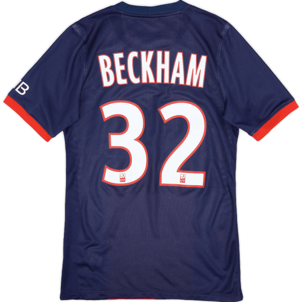 Primera equipación del Paris Saint-Germain FC temporada 2013-14.