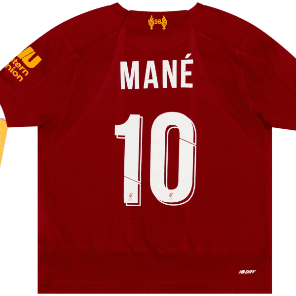 Primera equipación del Liverpool FC temporada 2019-20 en color rojo.