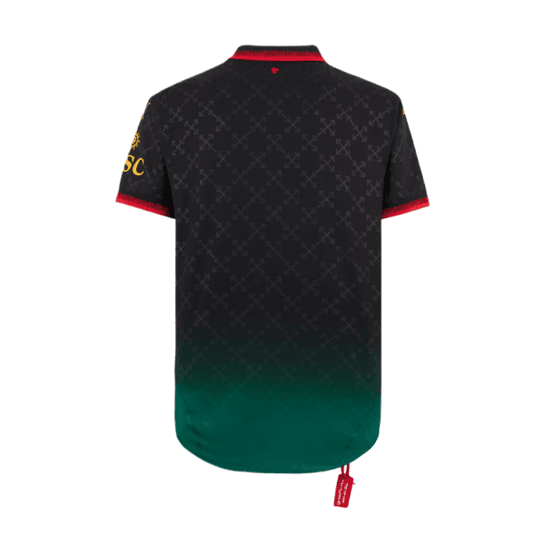 Equipación especial del AC Milan temporada 2024-25 en vista frontal.