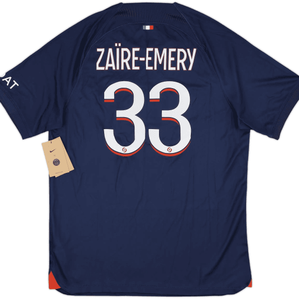 Primera equipación del Paris Saint-Germain FC temporada 2022-23.