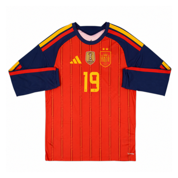 2026 España 1a Equipación Manga Larga Dos Estrellas