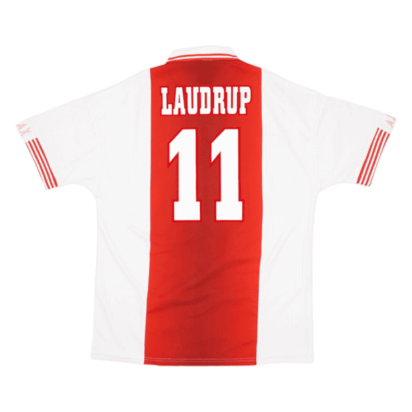 Camiseta blanca de la primera equipación del AFC Ajax temporada 1997-98