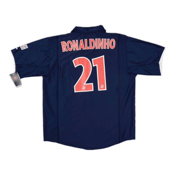 Camiseta de la primera equipación del Paris Saint-Germain FC temporada 2001-02