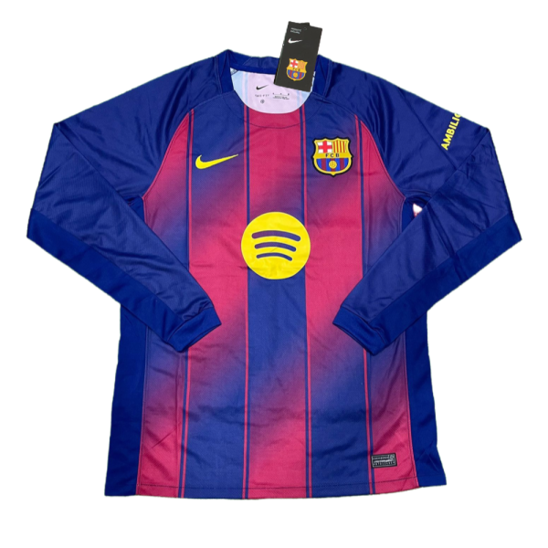 2025-26 FC Barcelona 1a Equipación Manga Larga