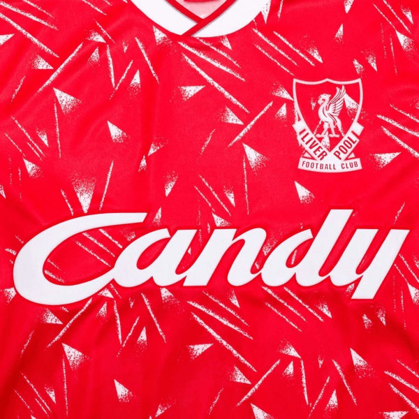Camiseta de la primera equipación del Liverpool FC temporada 1989-91